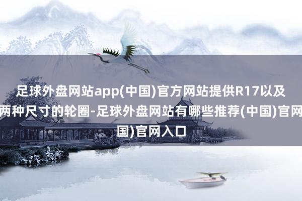 足球外盘网站app(中国)官方网站提供R17以及R18两种尺寸的轮圈-足球外盘网站有哪些推荐(中国)官网入口